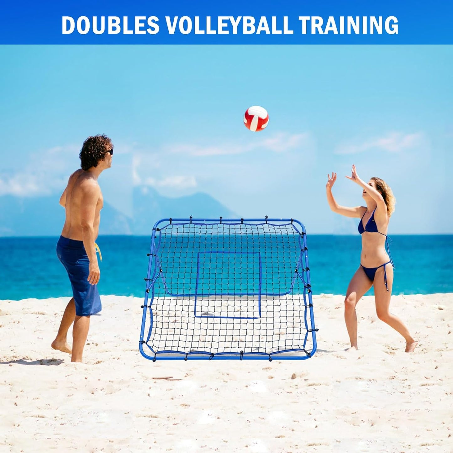 4x4 Adjustable Sports Rebounder Training Net